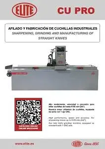 Máquina de afilado de cuchillos industrial Elite CU Pro