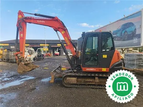 Mini excavadora Kubota KX080 4-A