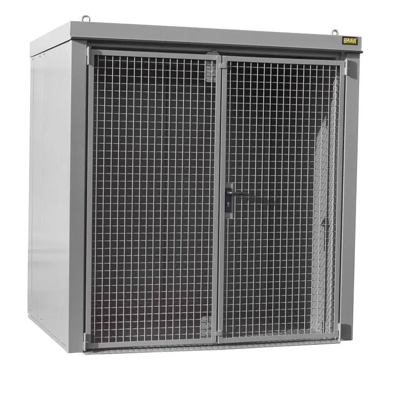 Gas cylinder storage container