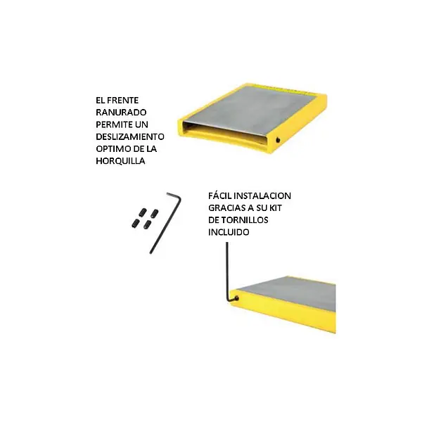 Fork tip protectors kit for 100 and 125mm wide forks