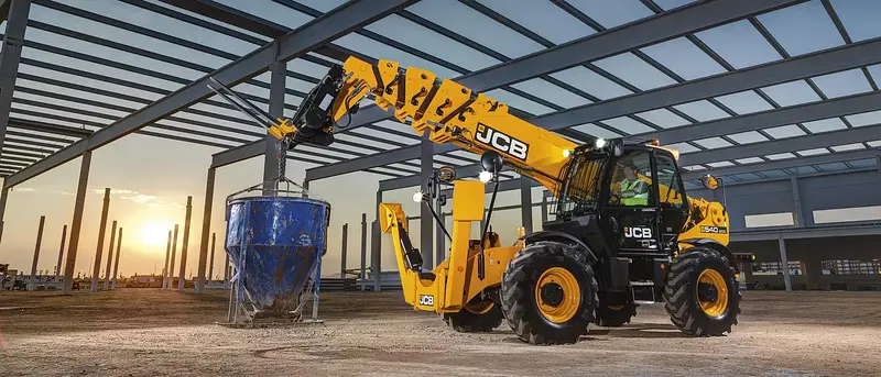 JCB Gancho de grúa montado en la horquilla Equipo de elevación