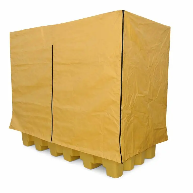 Cuvette for 2 tanks 1000 liters with grid and awning