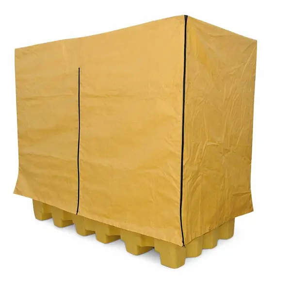 Cuvette for 2 tanks 1000 liters with grid and awning