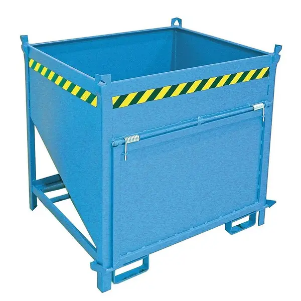 Silo Container, pintado, Azul claro