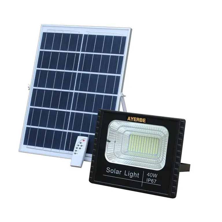 100W solar spotlight with remote control