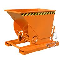 Contenedor basculante, pintado, Amarillo naranja
