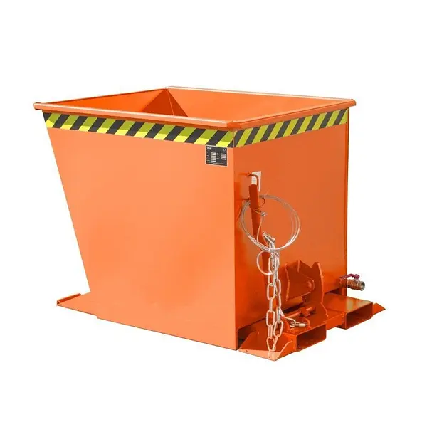 Contenedor de virutas, pintado, Amarillo naranja