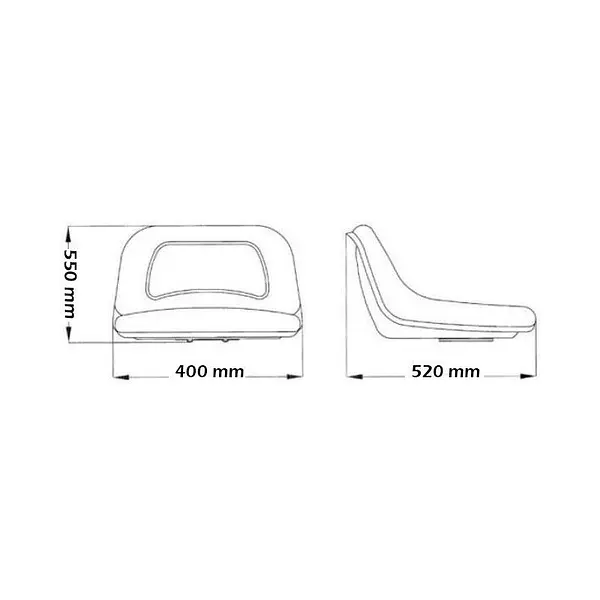 Asiento Carretilla TS Con Suspensión