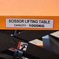 Manual scissor lift table 1000kg