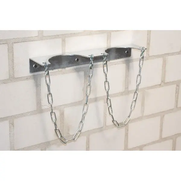 Wall support for gas bottle hot galvanized