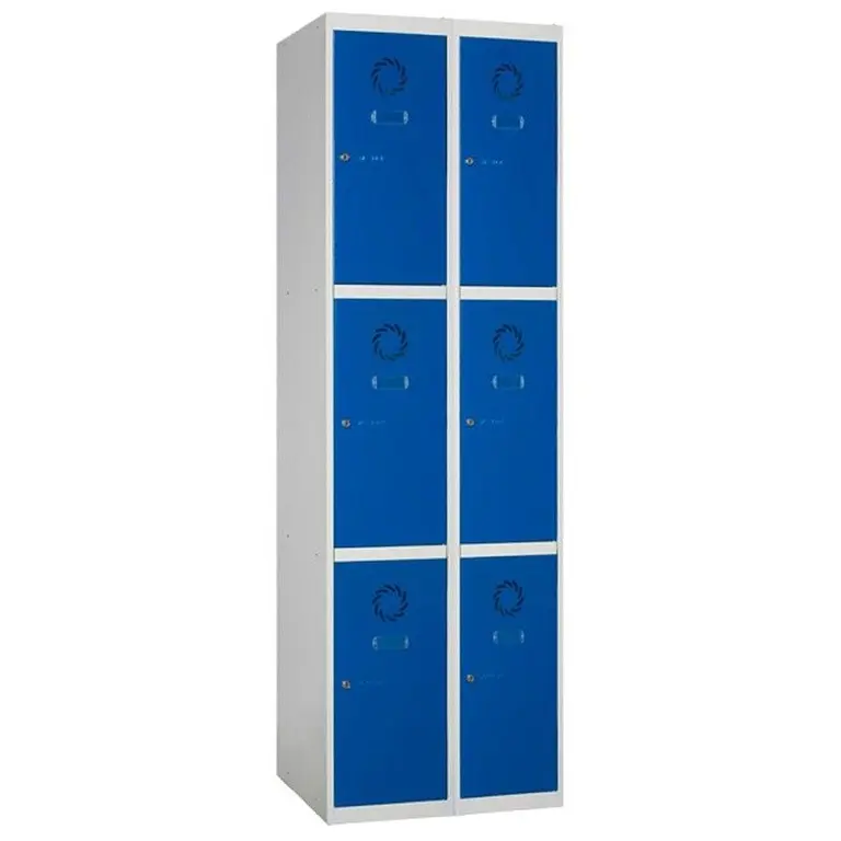 3-door metal locker module