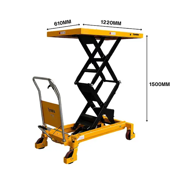 Mesa Elevadora Manual 800kg a 1500mm