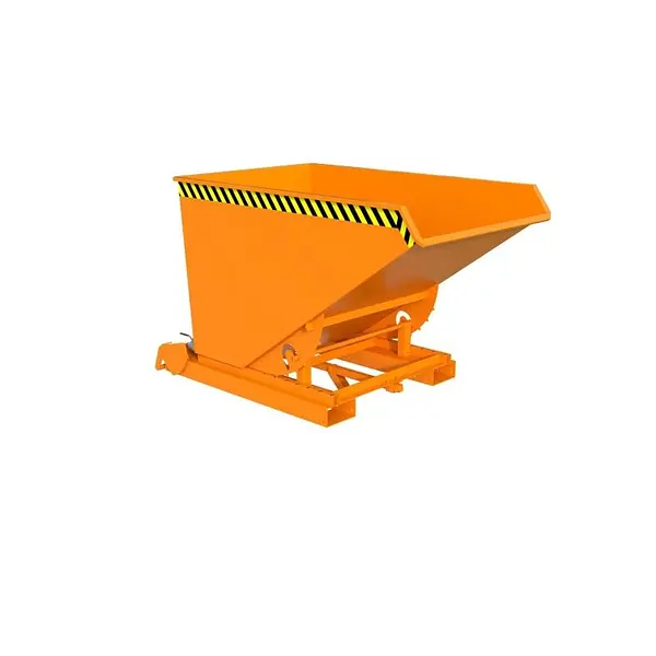 Contenedor de virutas, pintado, Amarillo naranja