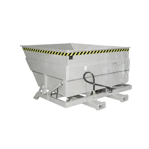 Contenedor basculante, galvanizado en caliente
