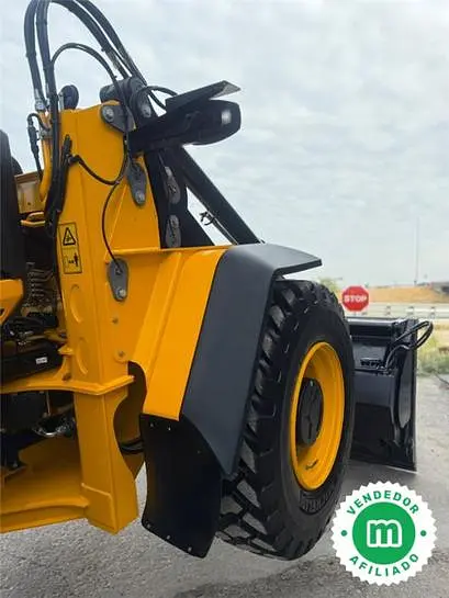 Cargadora de ruedas articulada JCB 417 S5 HT con cazo de alto volteo