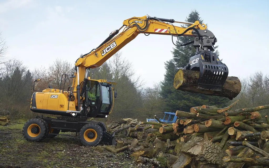 JCB JS160W wheeled excavator
