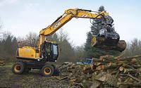 JCB JS160W wheeled excavator