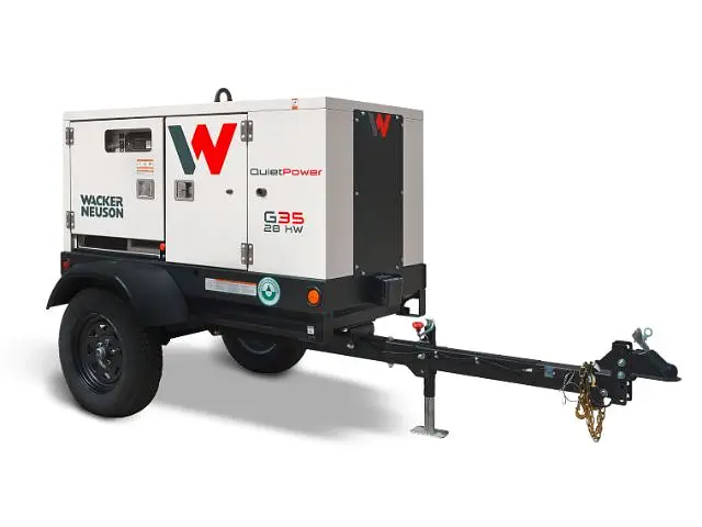 G35 trailer-mounted generator