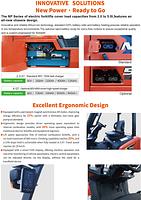 NP Series 2000 to 5000 kg electric forklift - NobleLift FEP-20-50NP