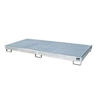 Sumidero de estante con inserto de PE, galvanizado en caliente