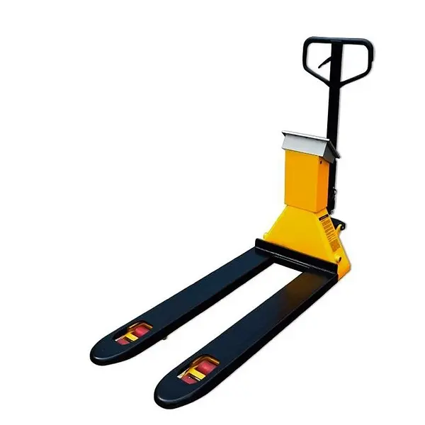 Transpaleta de pesaje con indicador LCD