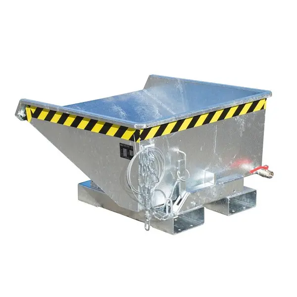 Mini contenedor de virutas, galvanizado en caliente