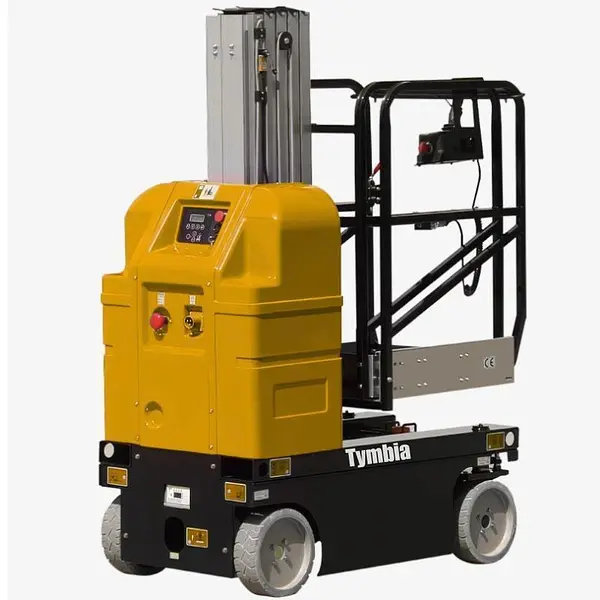 Plataforma Elevadora mástil vertical con brazo 7,5m-125kg