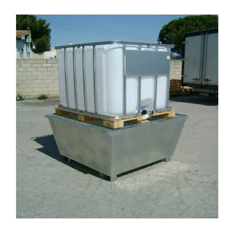 1000L galvanized bucket