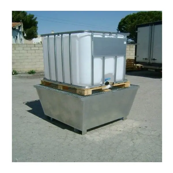 1000L galvanized bucket
