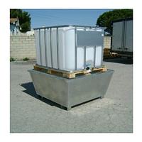 1000L galvanized bucket