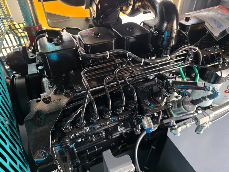 Compresor de aire rotativo de tornillo portátil Cummins diésel