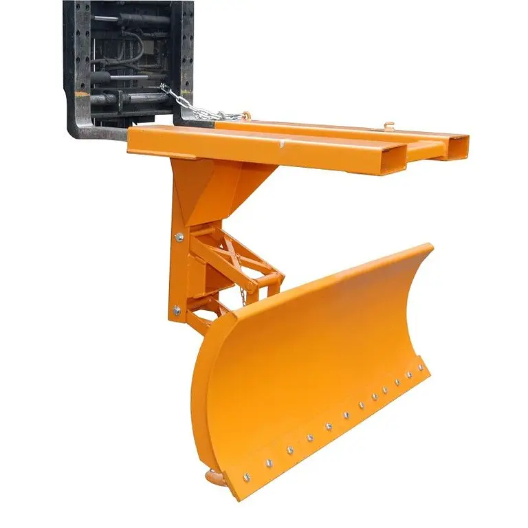 Snow Plows, painted, orange yellow