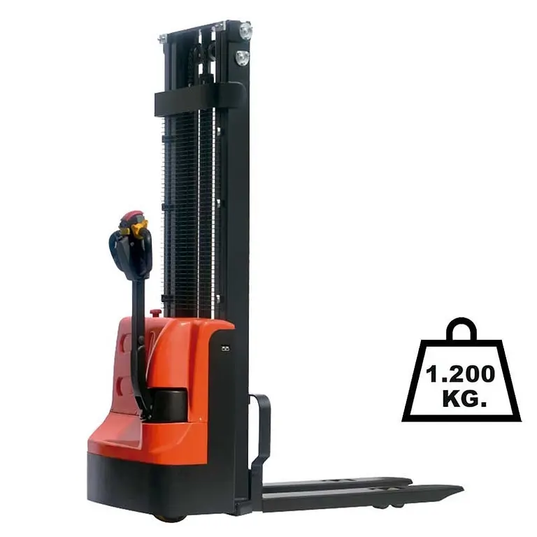 Electric stacker 1200kg 3500mm