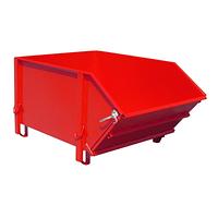 Container materials construction painted red fire