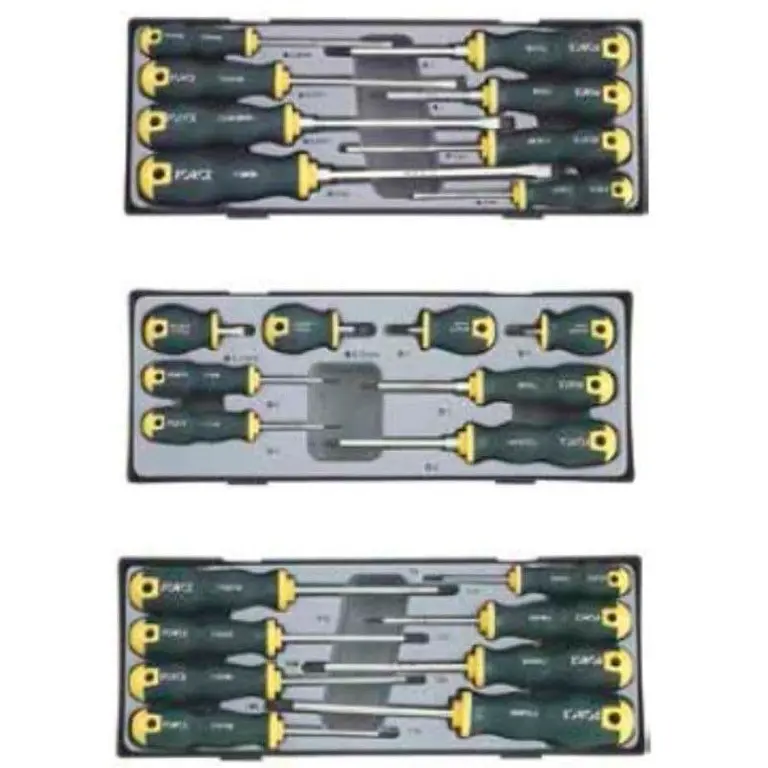 Mobile drawer with 7 drawers and 286 tools