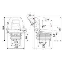 Asiento Carretilla TS63
