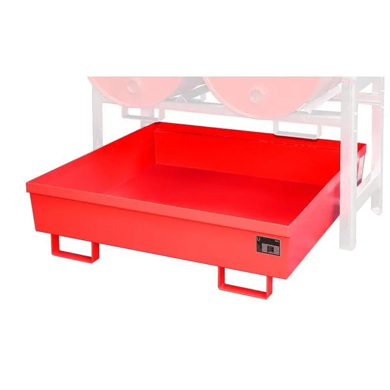 Estantes para tambores, pintados, rojo fuego