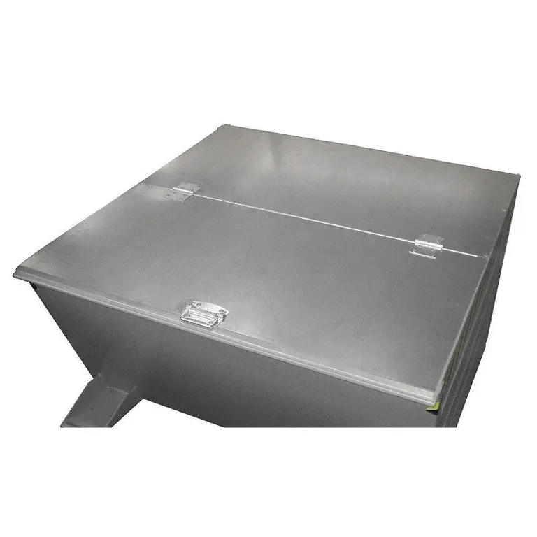 Contenedor basculante, galvanizado en caliente