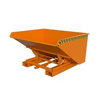 Contenedor basculante, pintado, Amarillo naranja