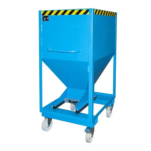 Silo Container, pintado, Azul claro