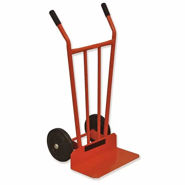 Wheelbarrow with fixed shovel, 200kg capacity, puncture-proof wheel
