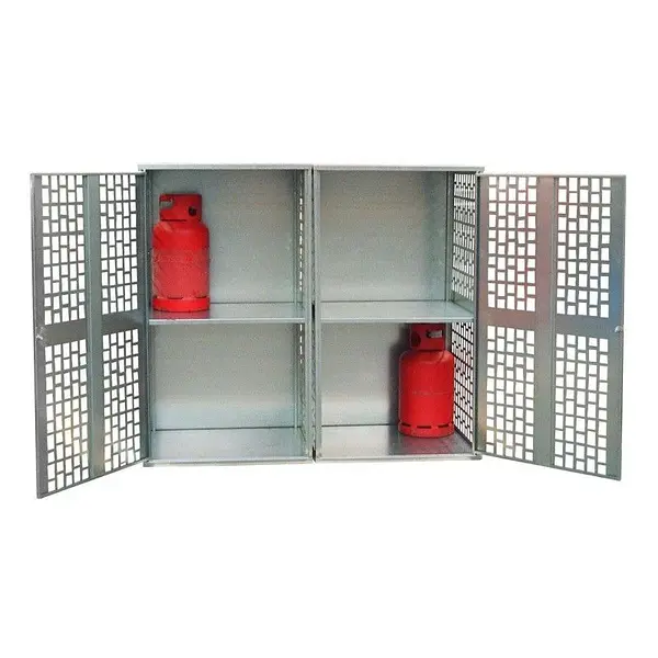 Gas bottle storage kit galvanized