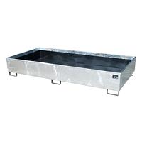 Balda colectora con inserto de PE, galvanizado en caliente