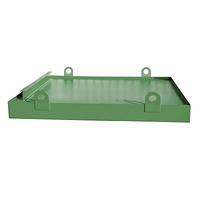 Collective bandage for containers, painted, green