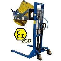Apilador Volteador ATEX para Bidones