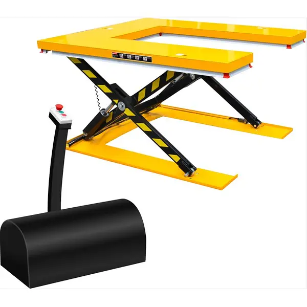 Mesa elevadora eléctrica de tijera 1000kg