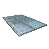Bandeja derrames de protección de suelo, galvanized
