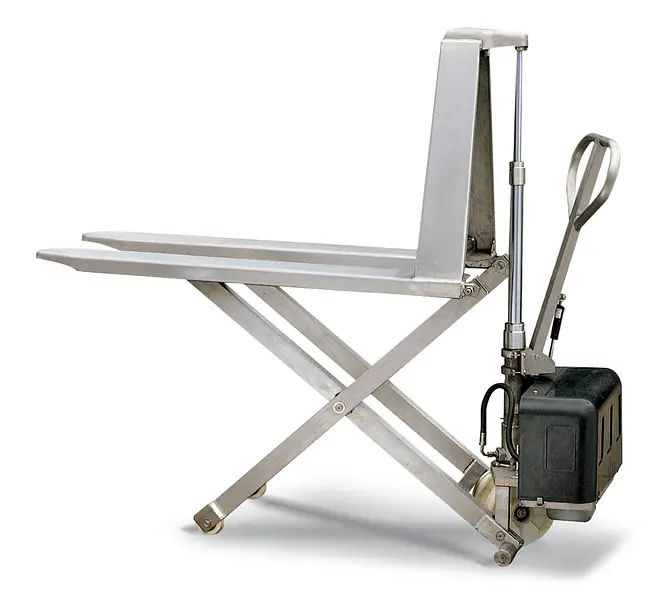 Galvanised and stainless steel scissor pallet truck HLG and HS