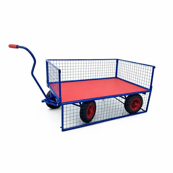 Remolque malla 500 kg con tirador manual