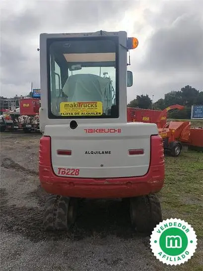 Takeuchi TB228 mini excavator